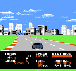 Taito Chase HQ screenshot 3 for Famicom